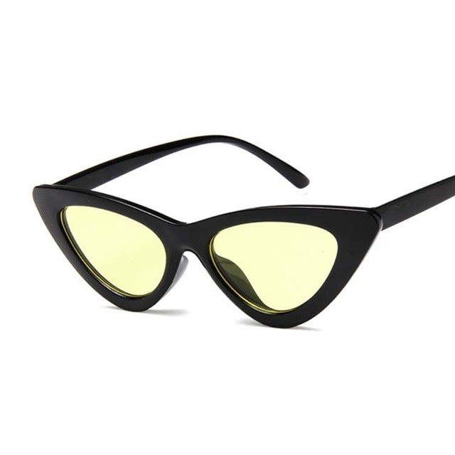 Small Cat Eye Ladies Sunglasses Women Vintage Sexy Glasses