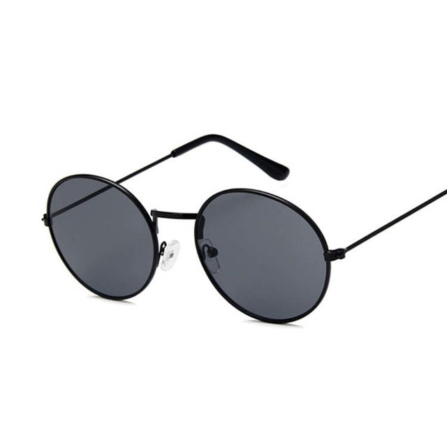 Women Mirror Retro Ladies Luxury Small Sunglasses