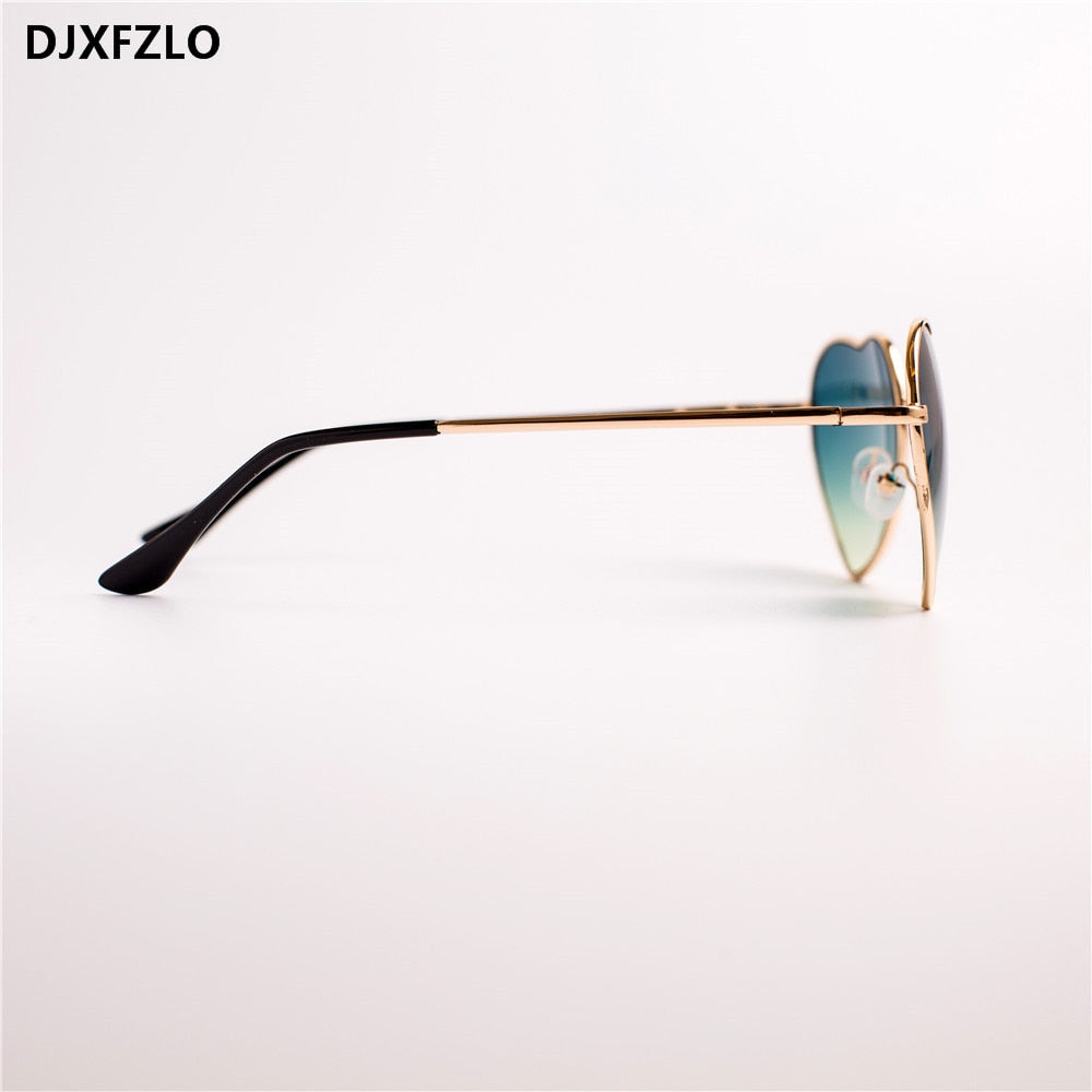Fashion Heart Shaped Sunglasses Women Brand Designer Lady