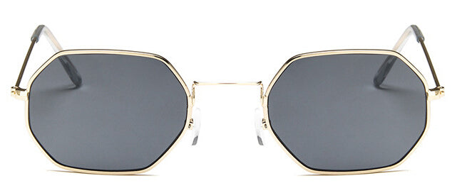 Sunglasses Metal Women Brand Fashion Rimless Clear Ocean Lenses Sunglasses