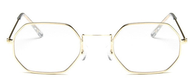 Sunglasses Metal Women Brand Fashion Rimless Clear Ocean Lenses Sunglasses