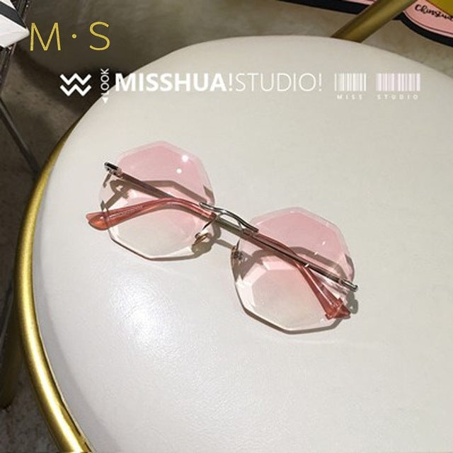 2019 New Round Runglasses Women Oversized Eyewear