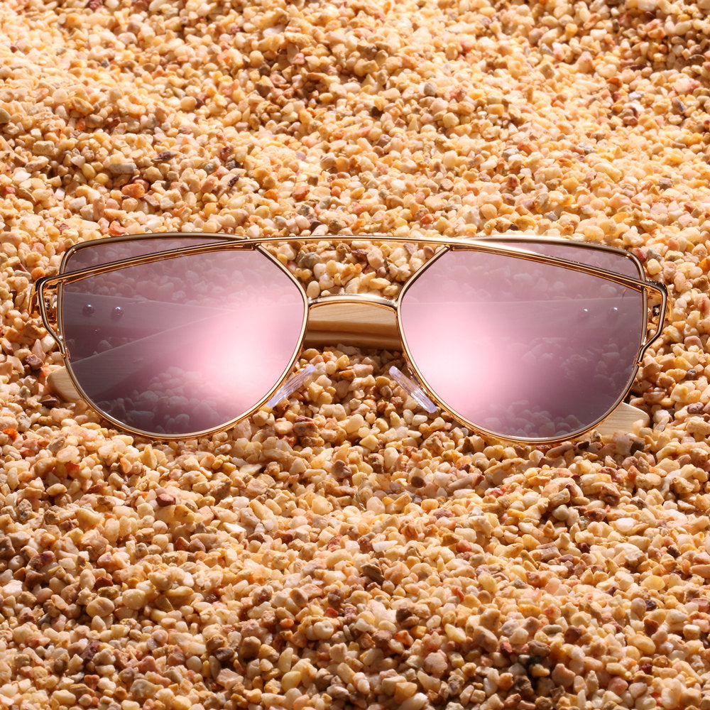 Bamboo Cat Eye Sunglasses 2019 Models
