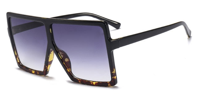 Oversized Sunglasses Women Brand Designer Big Frame Square Sunglasses Models