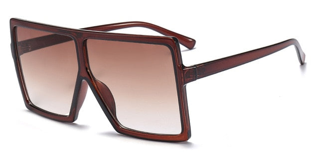 Oversized Sunglasses Women Brand Designer Big Frame Square Sunglasses Models