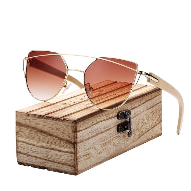 Bamboo Cat Eye Sunglasses 2019 Models