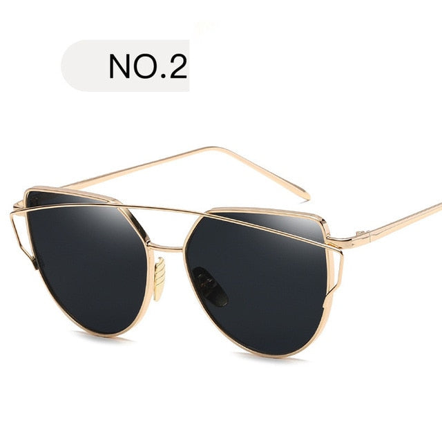 New Fashion Cat Eye Sunglasses Women Luxury Brand Design