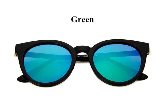 Cat Eye Pink Sunglasses Women Mirror Female Square Sun Glasses Coating Models For Women