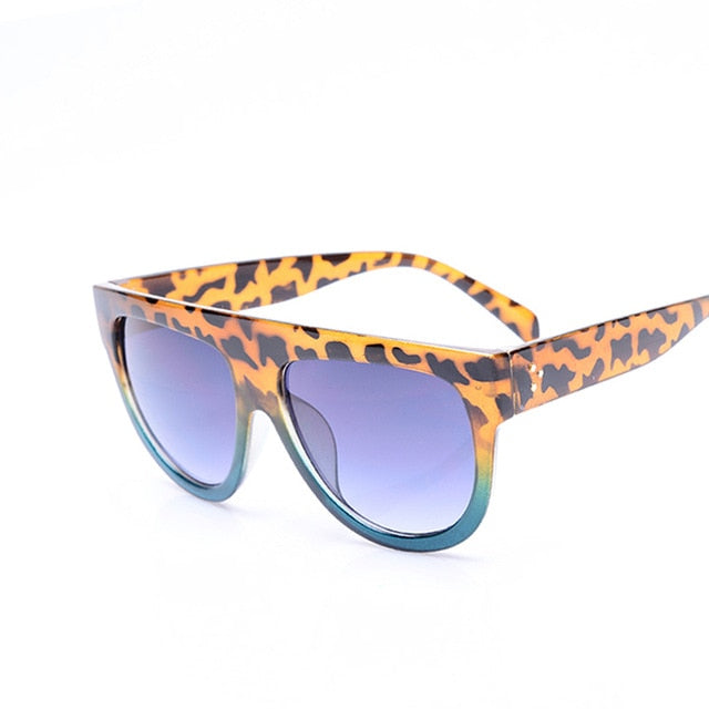 Flat Top Oversized Square Women Sunglasses 2019