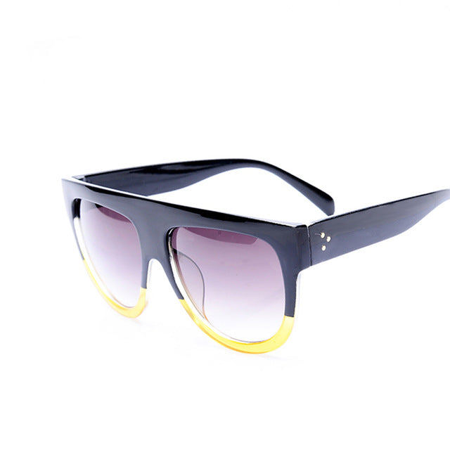 Flat Top Oversized Square Women Sunglasses 2019