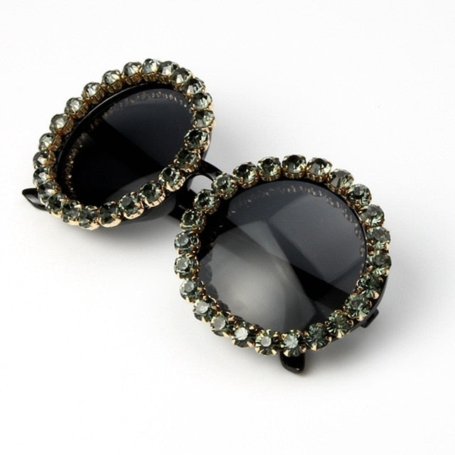 Women Vintage Luxury Rhinestones Sunglasses Models