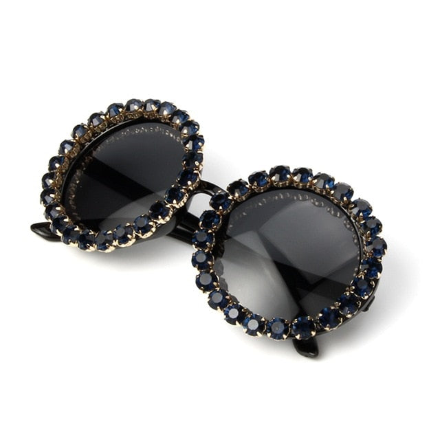 Women Vintage Luxury Rhinestones Sunglasses Models