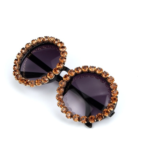 Women Vintage Luxury Rhinestones Sunglasses Models