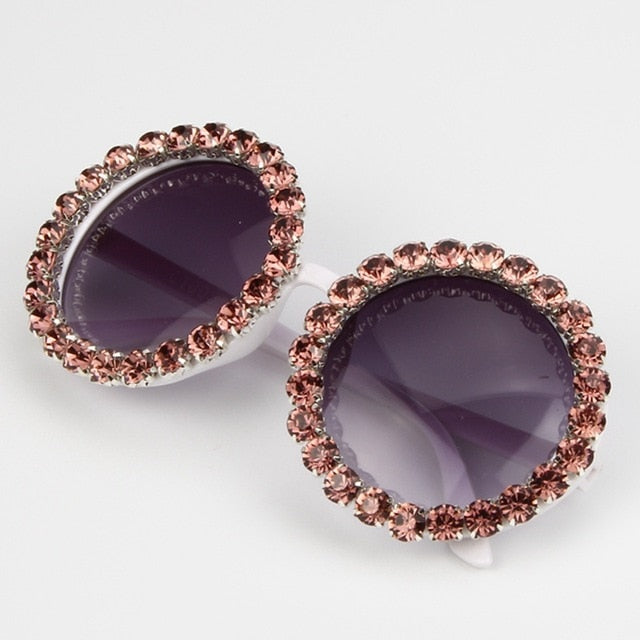 Women Vintage Luxury Rhinestones Sunglasses Models