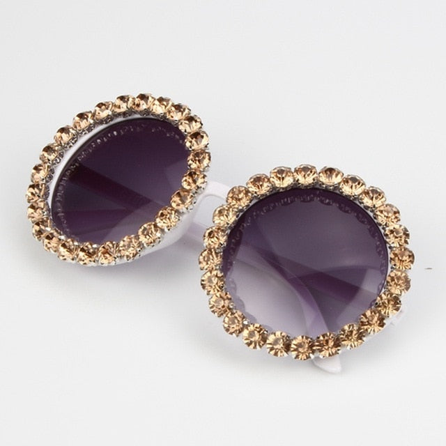 Women Vintage Luxury Rhinestones Sunglasses Models