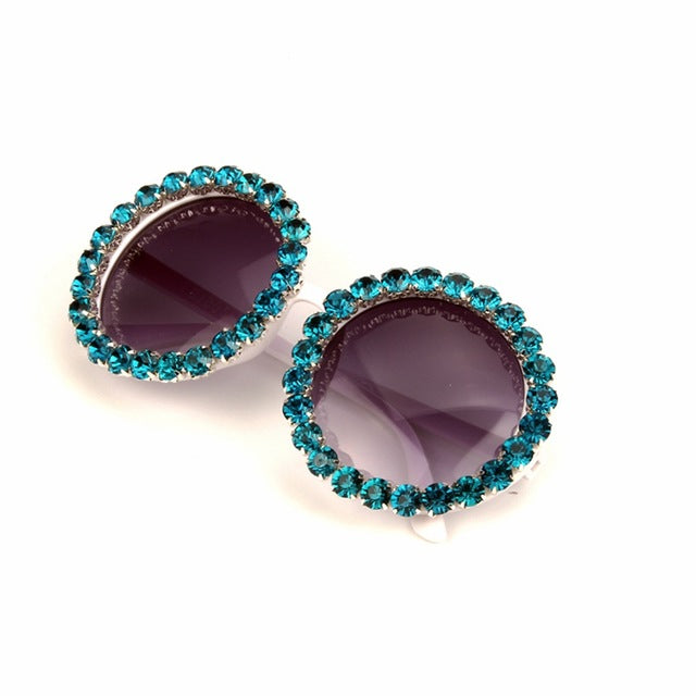 Women Vintage Luxury Rhinestones Sunglasses Models