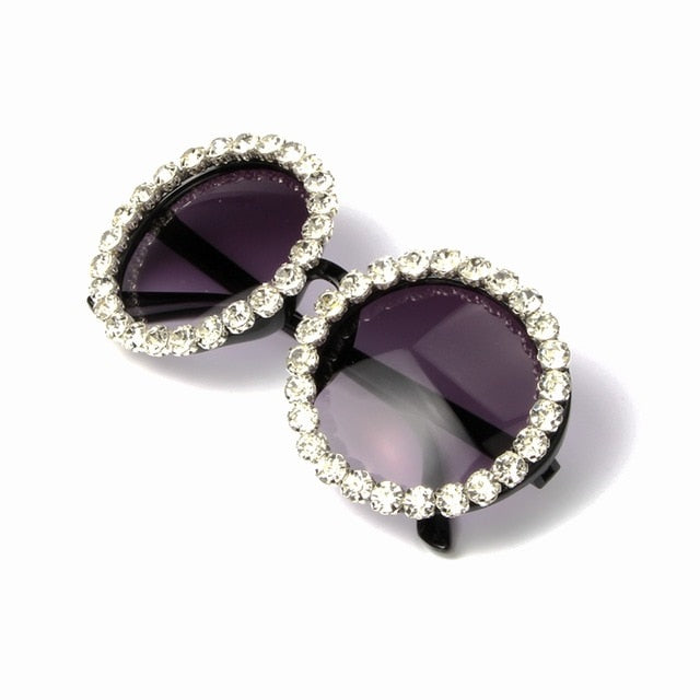 Women Vintage Luxury Rhinestones Sunglasses Models