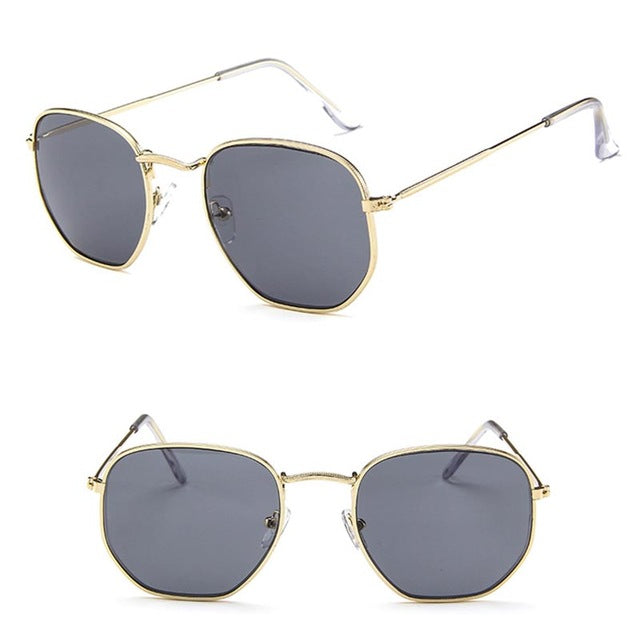 Sunglasses Women Glasses Lady Luxury Retro Metal