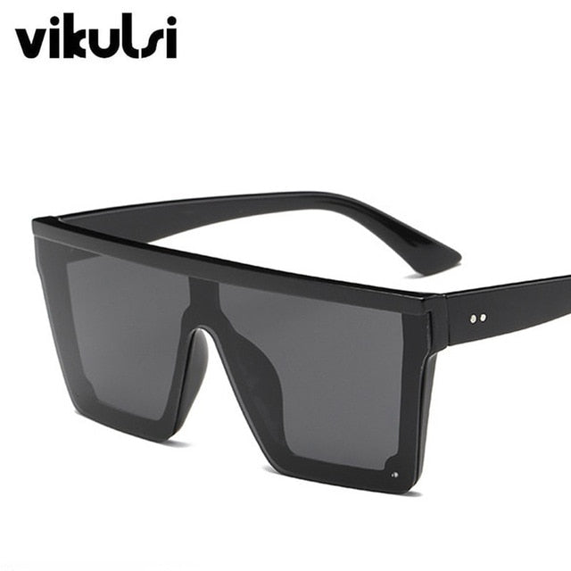2019 Ladies Square Sunglasses Silver Mirror For Female