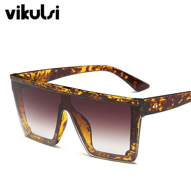 2019 Ladies Square Sunglasses Silver Mirror For Female