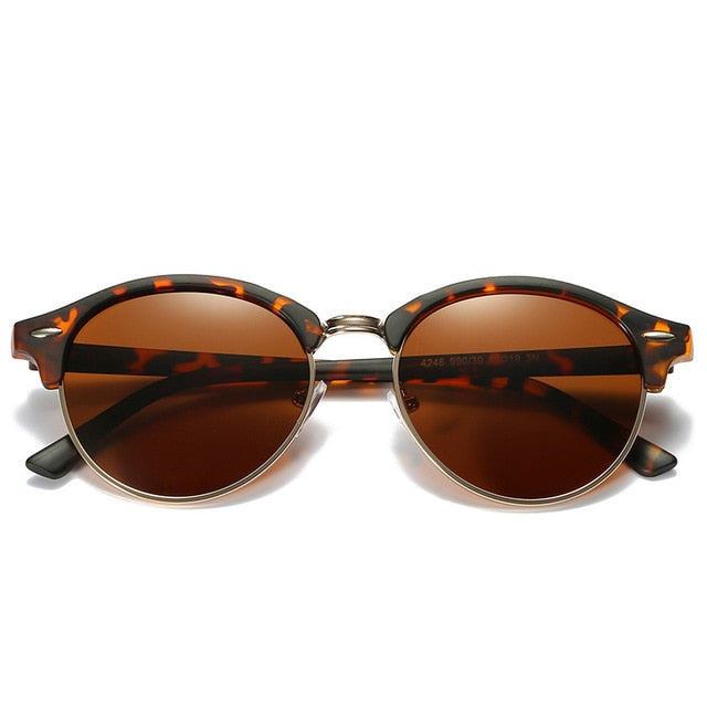 Sunglasses Women Retro Round Mirror Driving Models