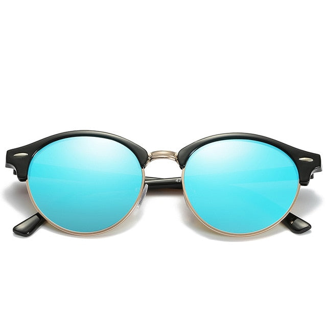 Sunglasses Women Retro Round Mirror Driving Models