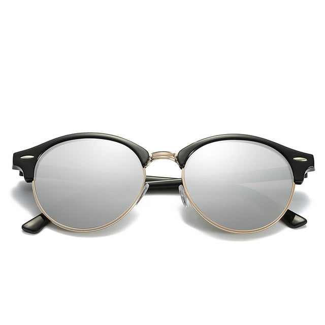 Sunglasses Women Retro Round Mirror Driving Models