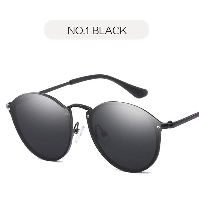 Eye Sunglasses Women Luxury Coating Mirror Sunglasses