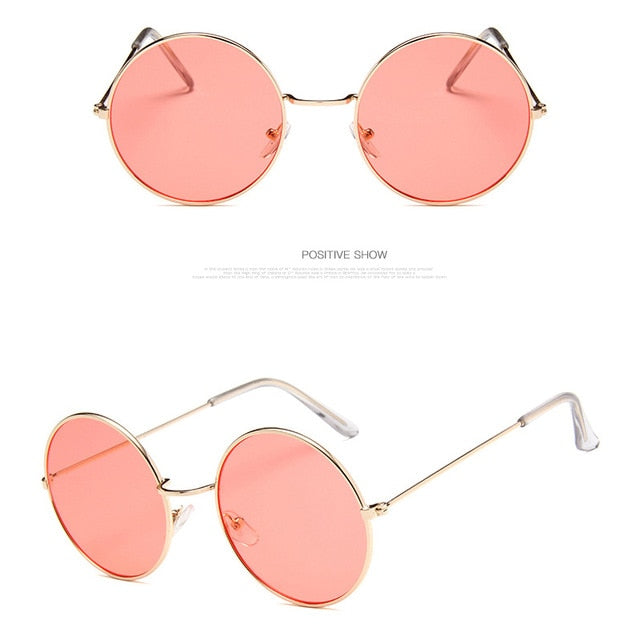 Retro Round Sunglasses Women 2019