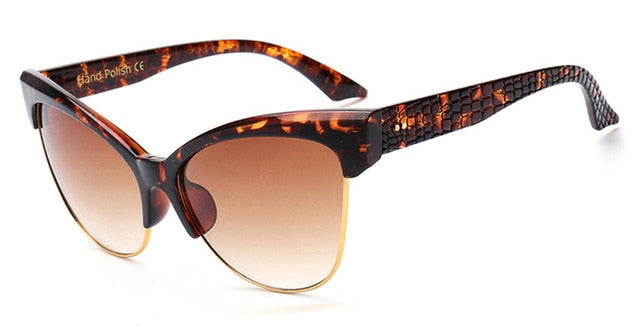 Retro Sexy Cat Eye Sunglasses Fashion Brand Designer