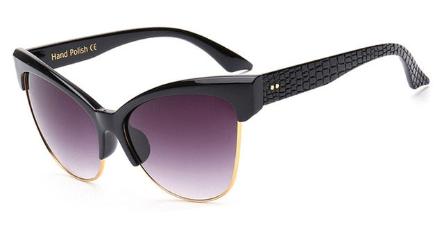 Retro Sexy Cat Eye Sunglasses Fashion Brand Designer