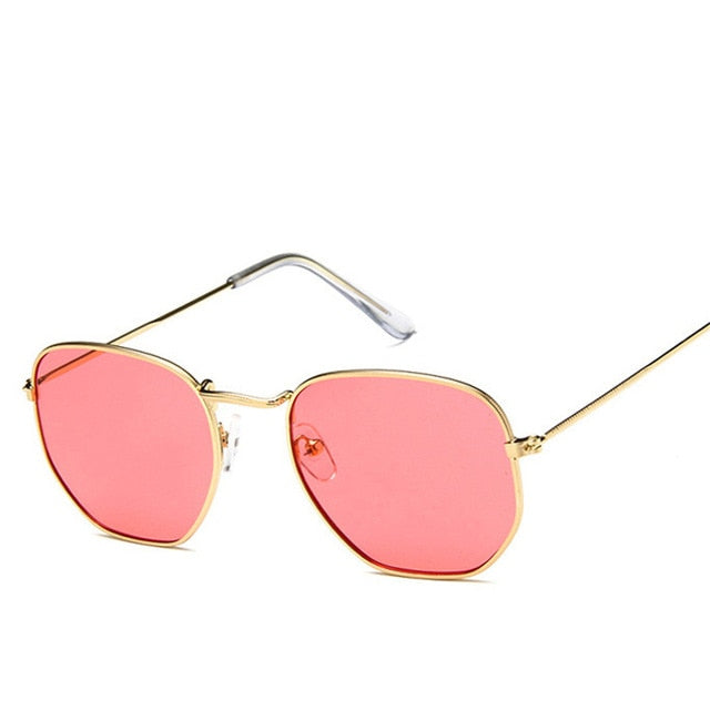 Sunglasses Women Glasses Lady Luxury Retro Metal
