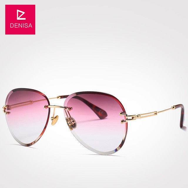 Fashion Red Aviation Sunglasses Women 2019