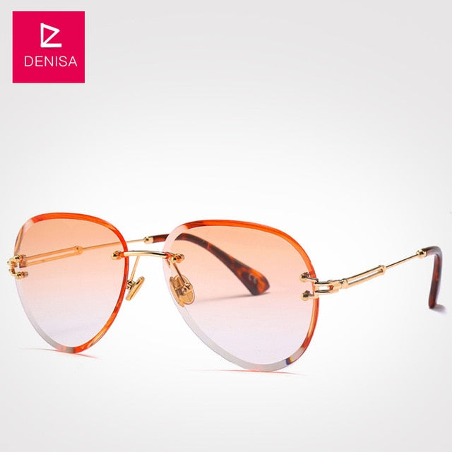 Fashion Red Aviation Sunglasses Women 2019