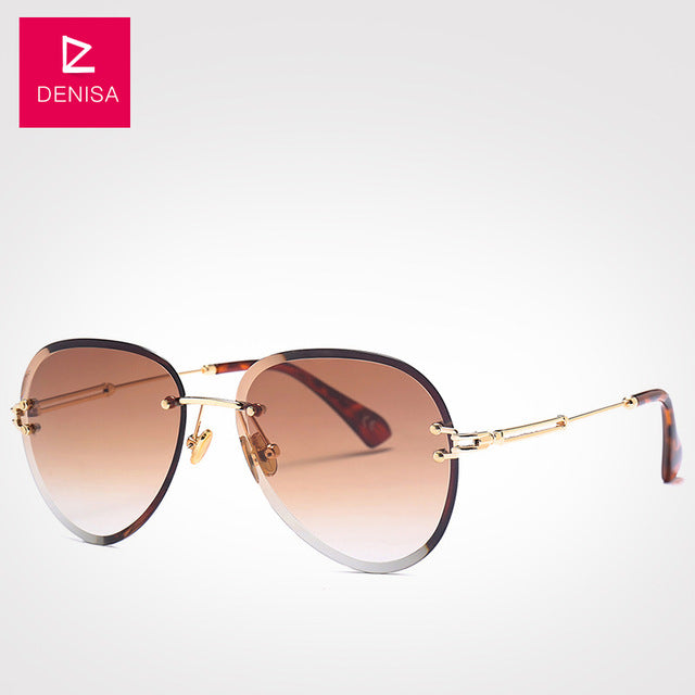 Fashion Red Aviation Sunglasses Women 2019