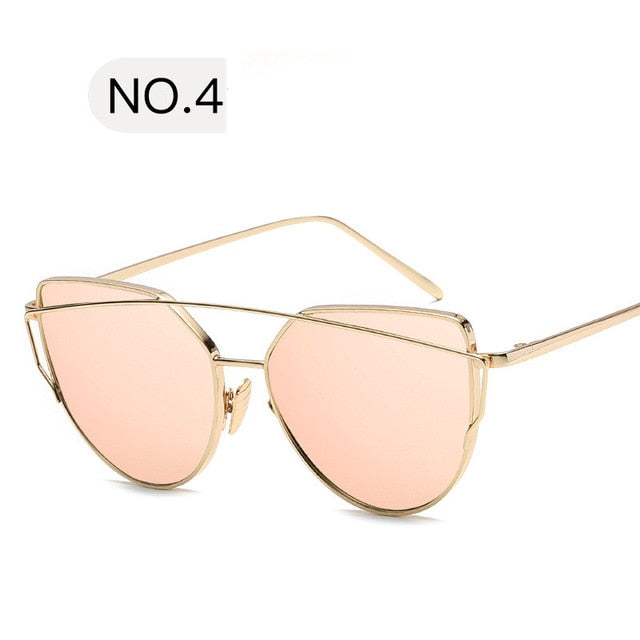 2019 Metal Sunglasses Women Luxury Cat Eye Brand Design
