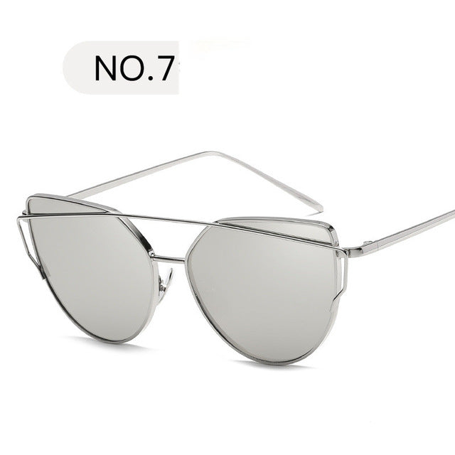 2019 Metal Sunglasses Women Luxury Cat Eye Brand Design
