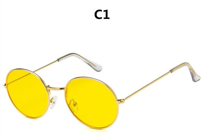 Retro Round Sunglasses Women Brand Designer Sunglasses