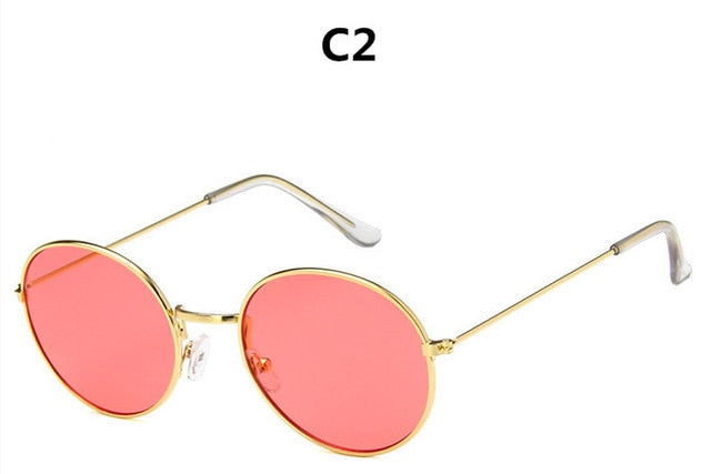 Retro Round Sunglasses Women Brand Designer Sunglasses