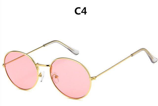 Retro Round Sunglasses Women Brand Designer Sunglasses