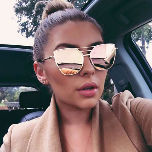 New Fashion Women Sunglasses Retro Brand Designer Sunglasses Square