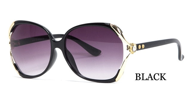 Quality Fatigue Sunglass Luxury Artificial Crystal Ornament Sunglasses