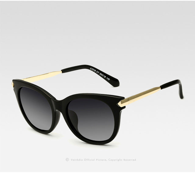 Vintage Polarized Cat Eye Ladies Designer Sunglasses