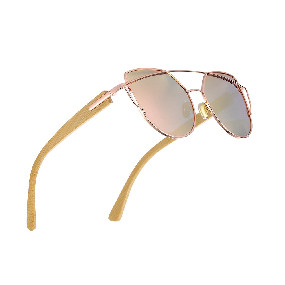 Bamboo Cat Eye Sunglasses 2019 Models