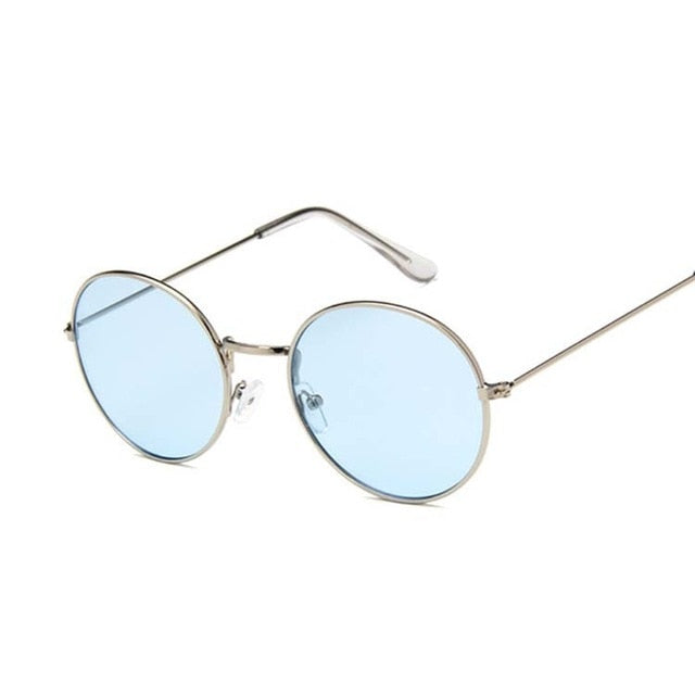 Women Mirror Retro Ladies Luxury Small Sunglasses