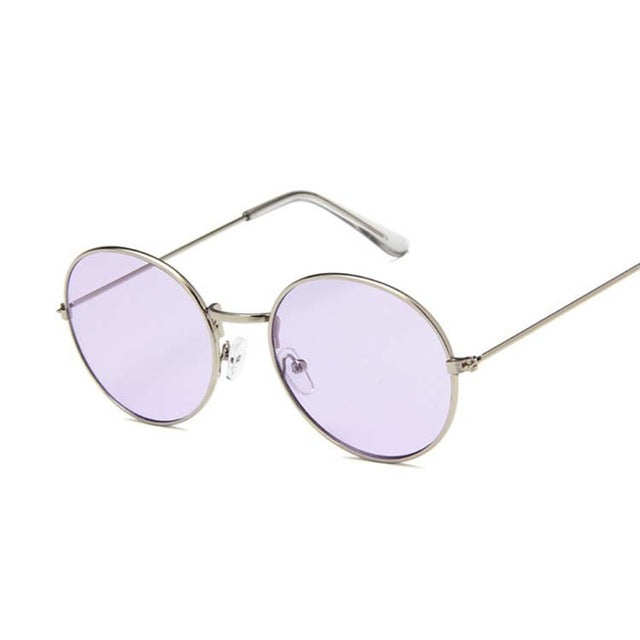 Women Mirror Retro Ladies Luxury Small Sunglasses
