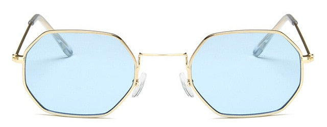 Sunglasses Metal Women Brand Fashion Rimless Clear Ocean Lenses Sunglasses