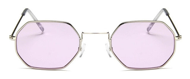 Sunglasses Metal Women Brand Fashion Rimless Clear Ocean Lenses Sunglasses