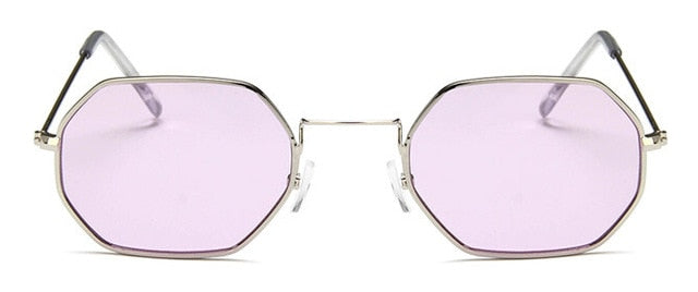 Sunglasses Metal Women Brand Fashion Rimless Clear Ocean Lenses Sunglasses