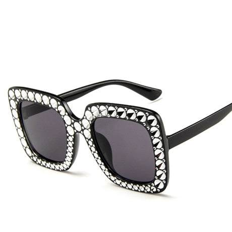 Women Brand Design Flash Square Shades Female Mirror Sunglasses
